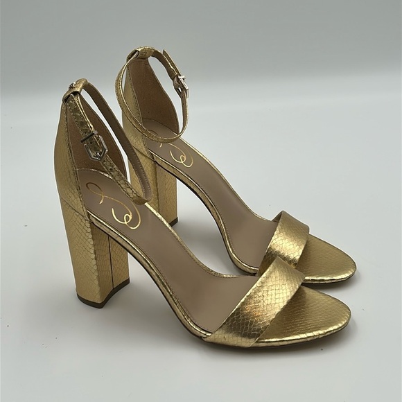 2438- Sam Edelman Yaro Sandals – Gold Color – Size 9.5M – NWT - Picture 2 of 10